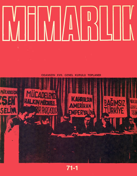 MİMARLIK Dergisi 1971/1